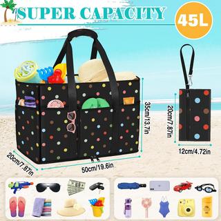 Only-bags.store Grande Borsa da Spiaggia Leggera Borsa da Piscina  