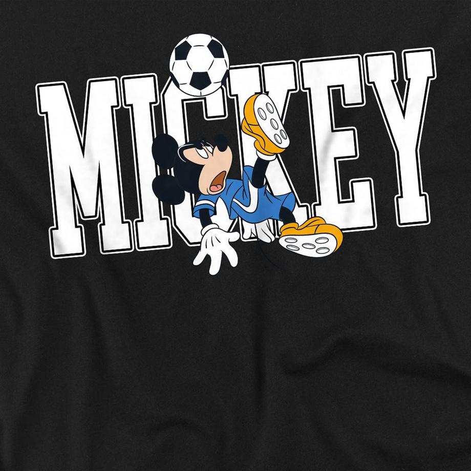 Disney  T-ShirtManches Longues Motif Mickey Mouse Motiftyle Ballon De Foot Kick 
