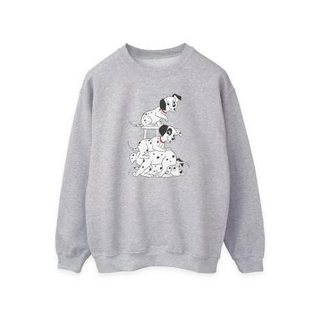 101 Dalmatians Lucky et Patch Sweatshirt Col Rond  