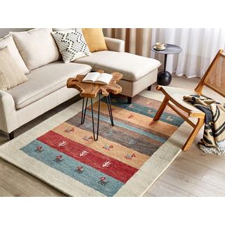 Beliani Tapis en Laine Rustique SARILAR  