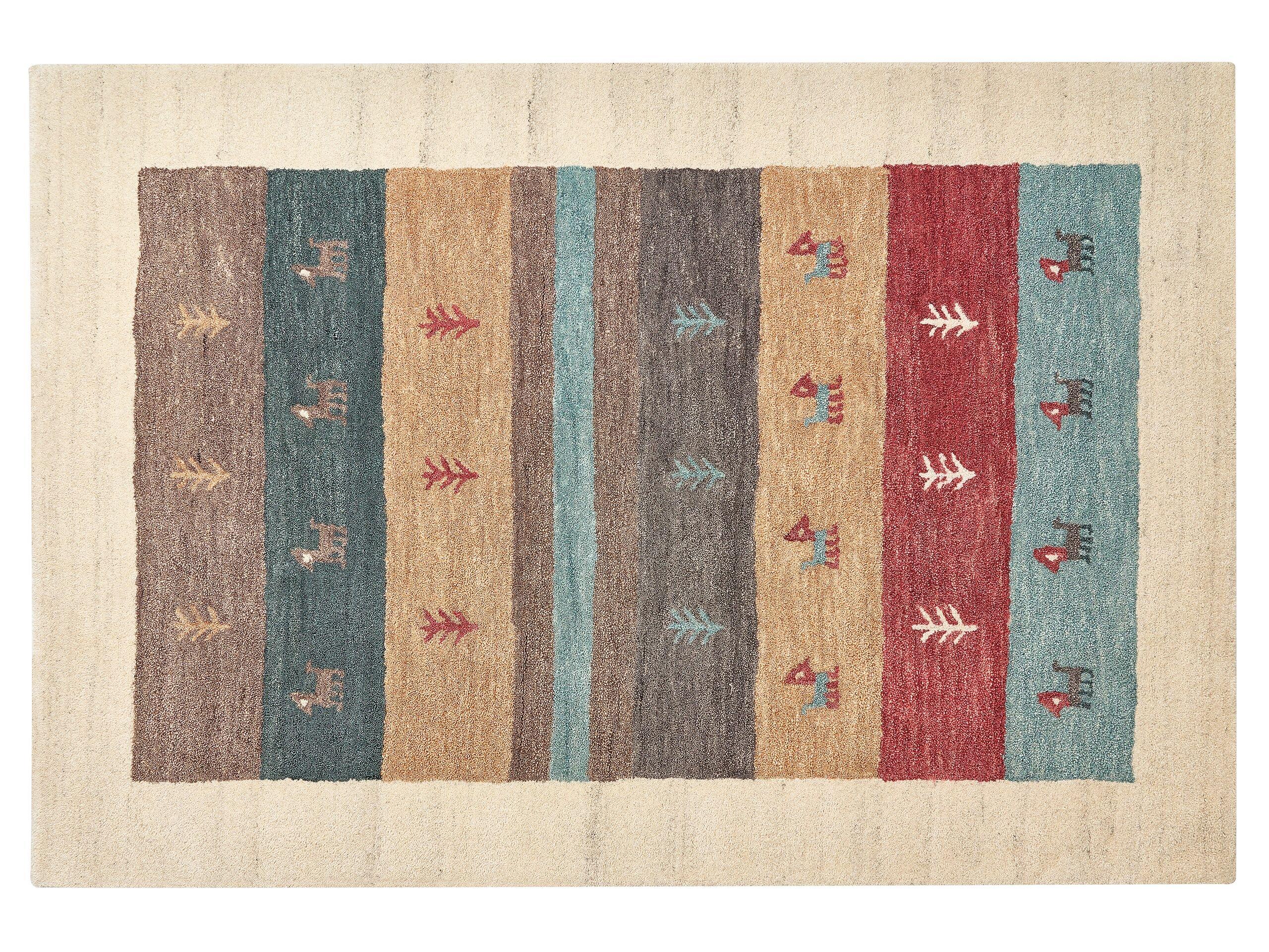 Beliani Tapis en Laine Rustique SARILAR  