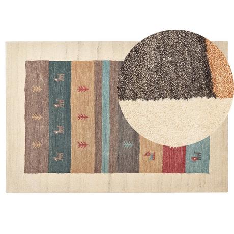 Beliani Tapis en Laine Rustique SARILAR  