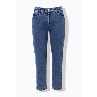 Ulla Popken  Boyfriend-Jerseyjeans, weites Bein, Komfortbund 