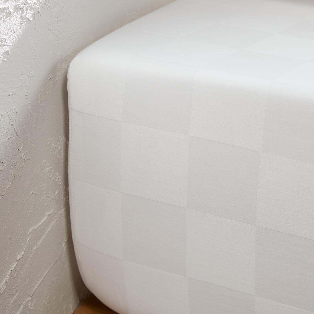 La Redoute Intérieurs Victor Vorgewaschenes Baumwoll-Satin Fixleintuch  