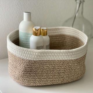 Intirilife Set de 3 paniers de rangement en coton  