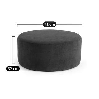 La Redoute Intérieurs Pouf velours côtelé  