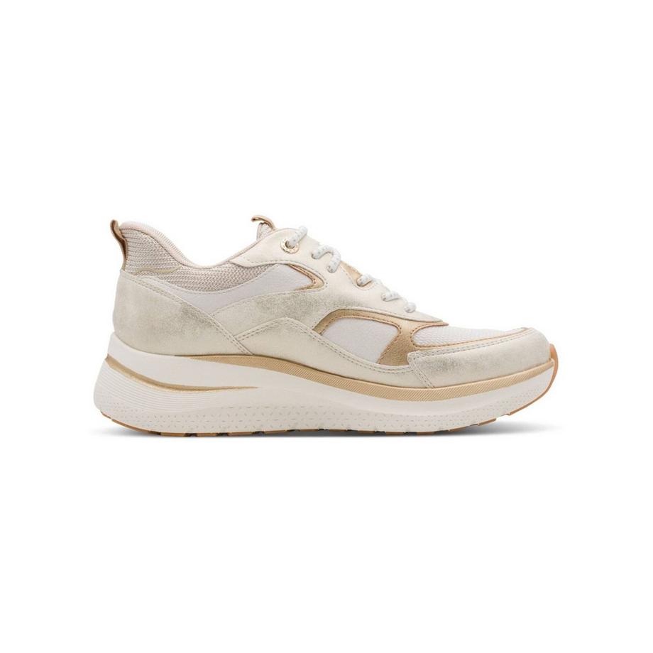 Marco Tozzi Sneaker con tomaia stratificata e suola intermedia scolpita  