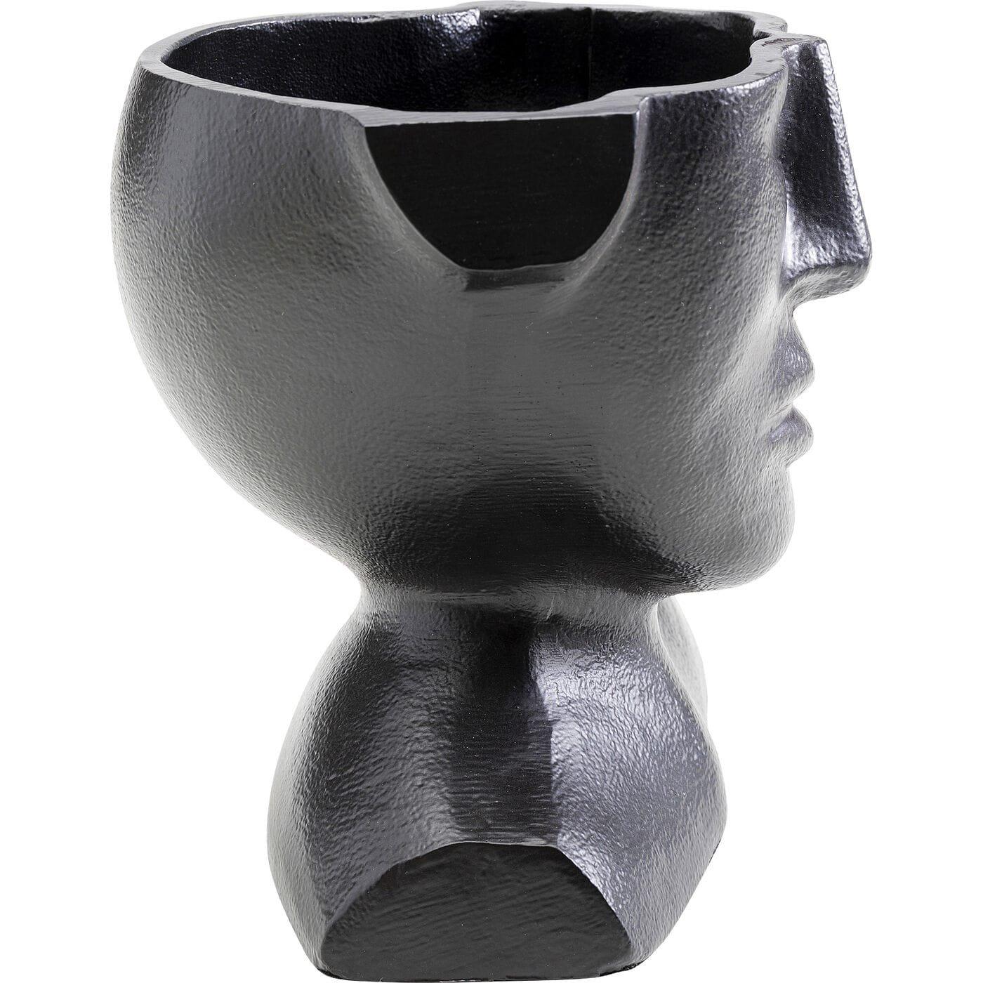 KARE Design Vaso Rostro nero 17  