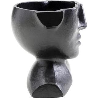 KARE Design Vaso rostro nero 17  