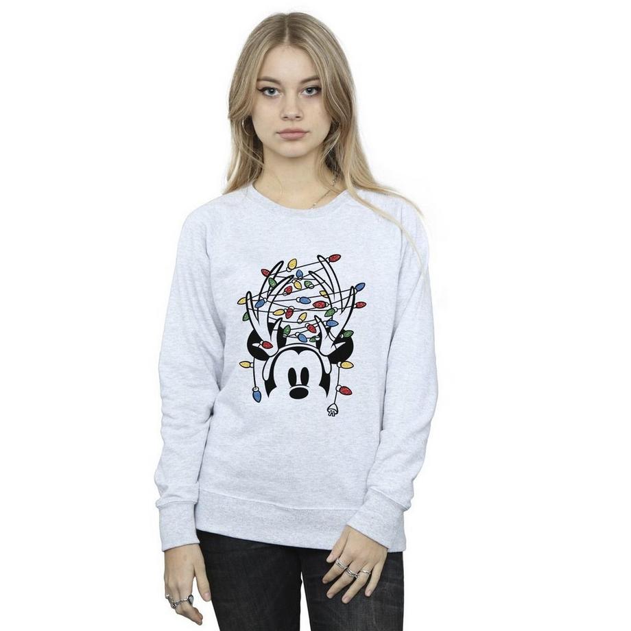 Disney Mickey Mouse Christmas Lichter Sweatshirt  