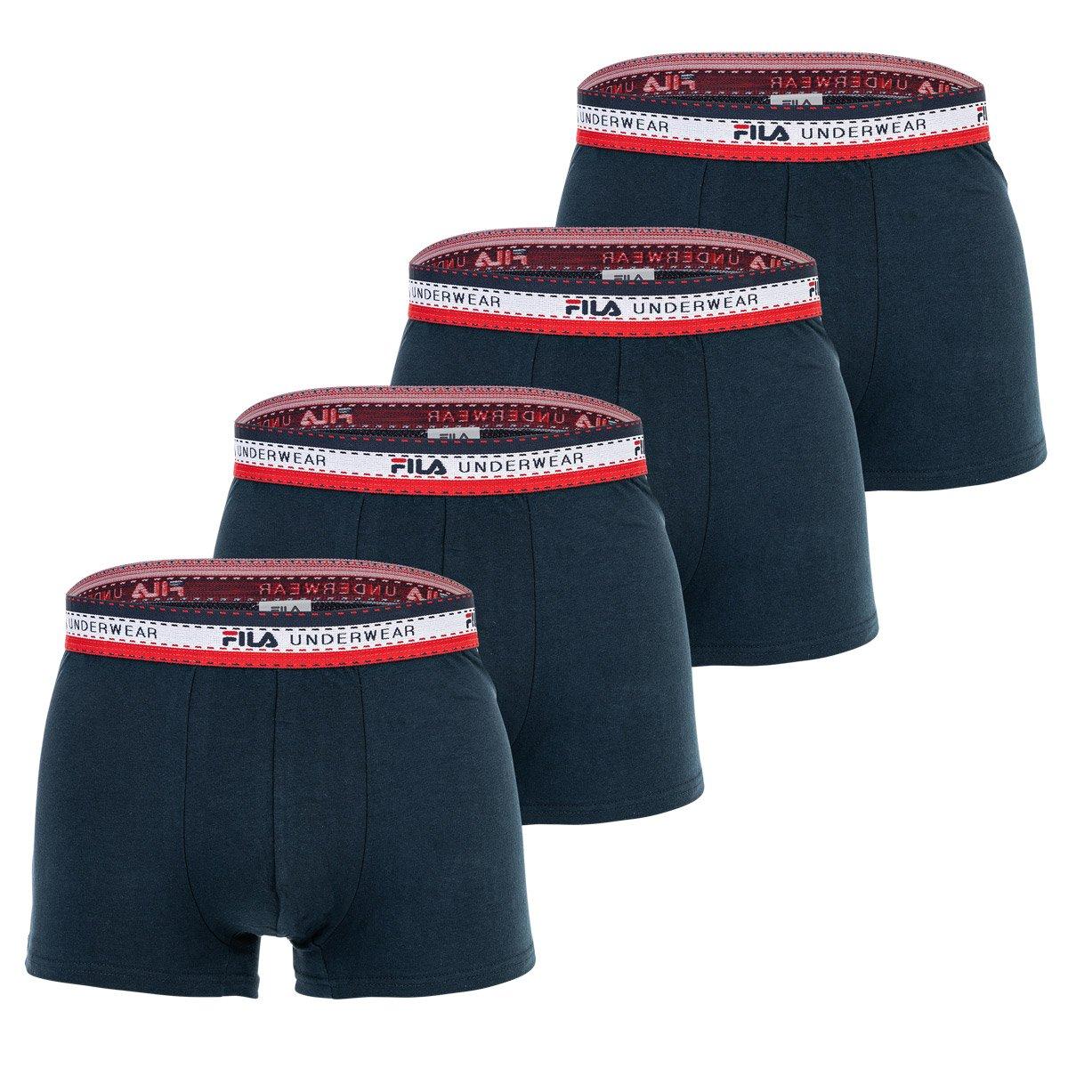 FILA  Boxer Uomini Confezione da 4 Stretch 