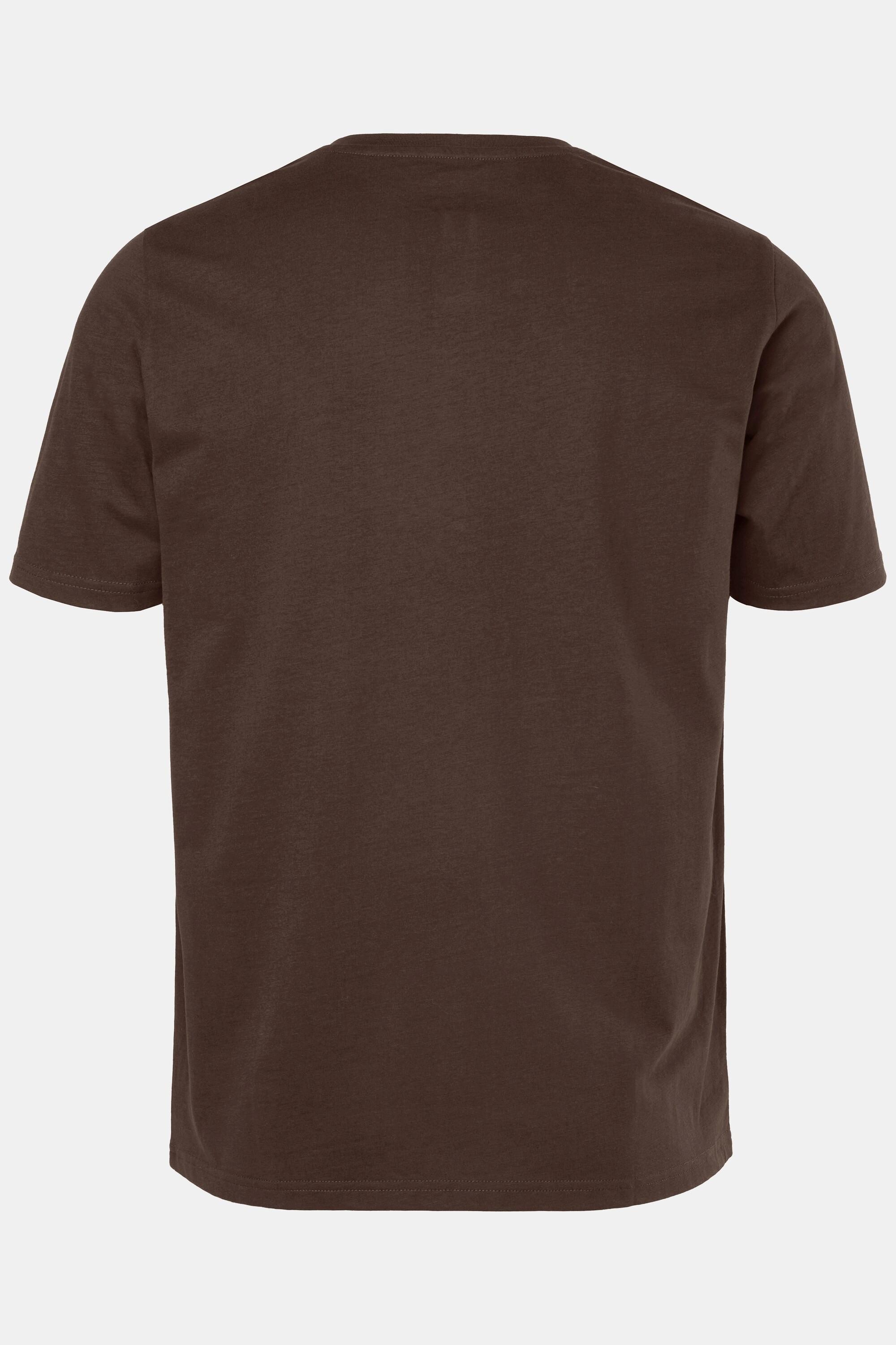 JP1880 Basic Henley Kurzarm Knopfleiste  