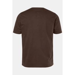 JP1880 Basic Henley Kurzarm Knopfleiste  