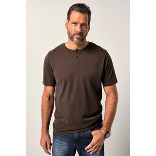 JP1880 Basic Henley Kurzarm Knopfleiste  