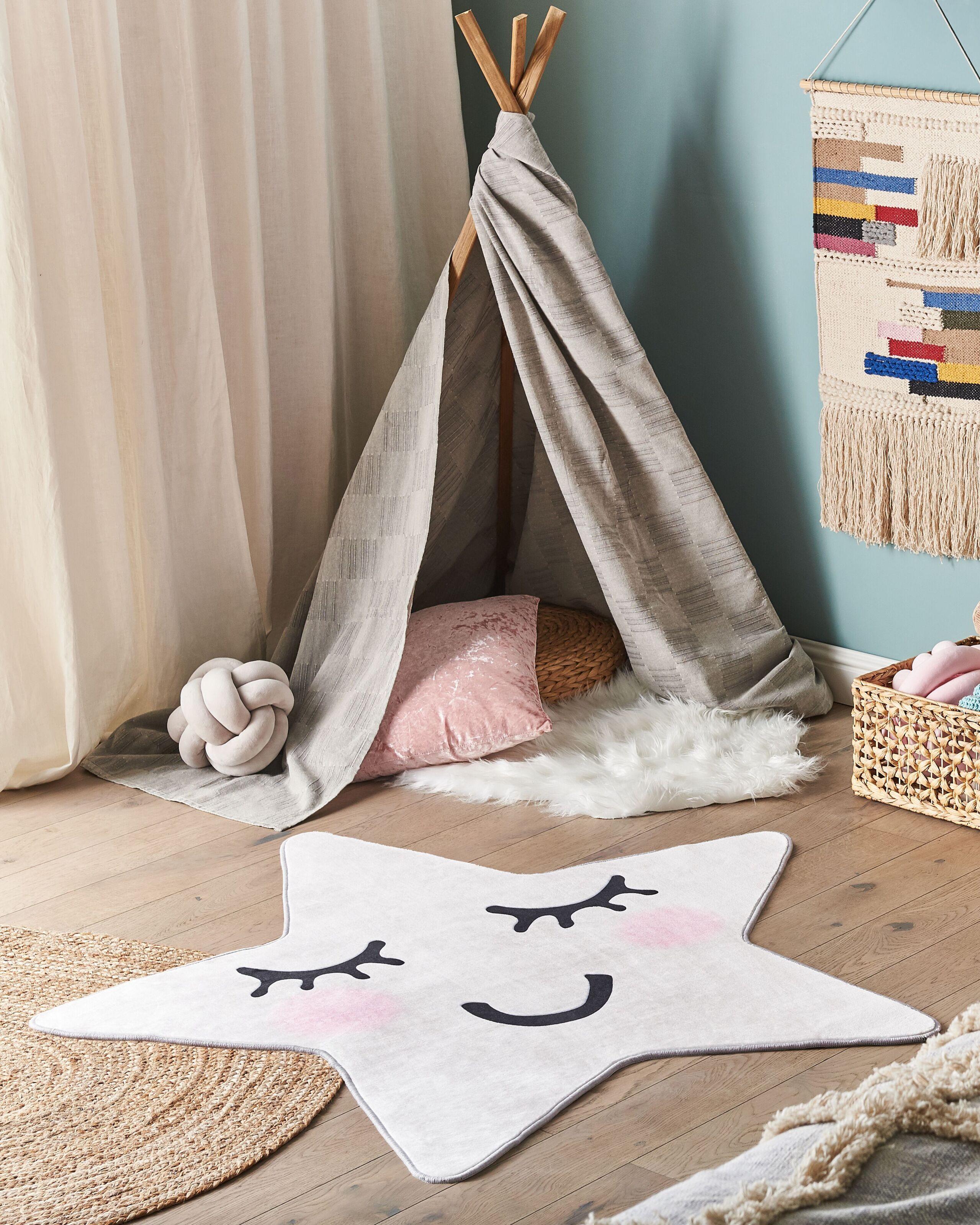 Beliani Tapis enfant en Polyester Moderne SIRIUS  