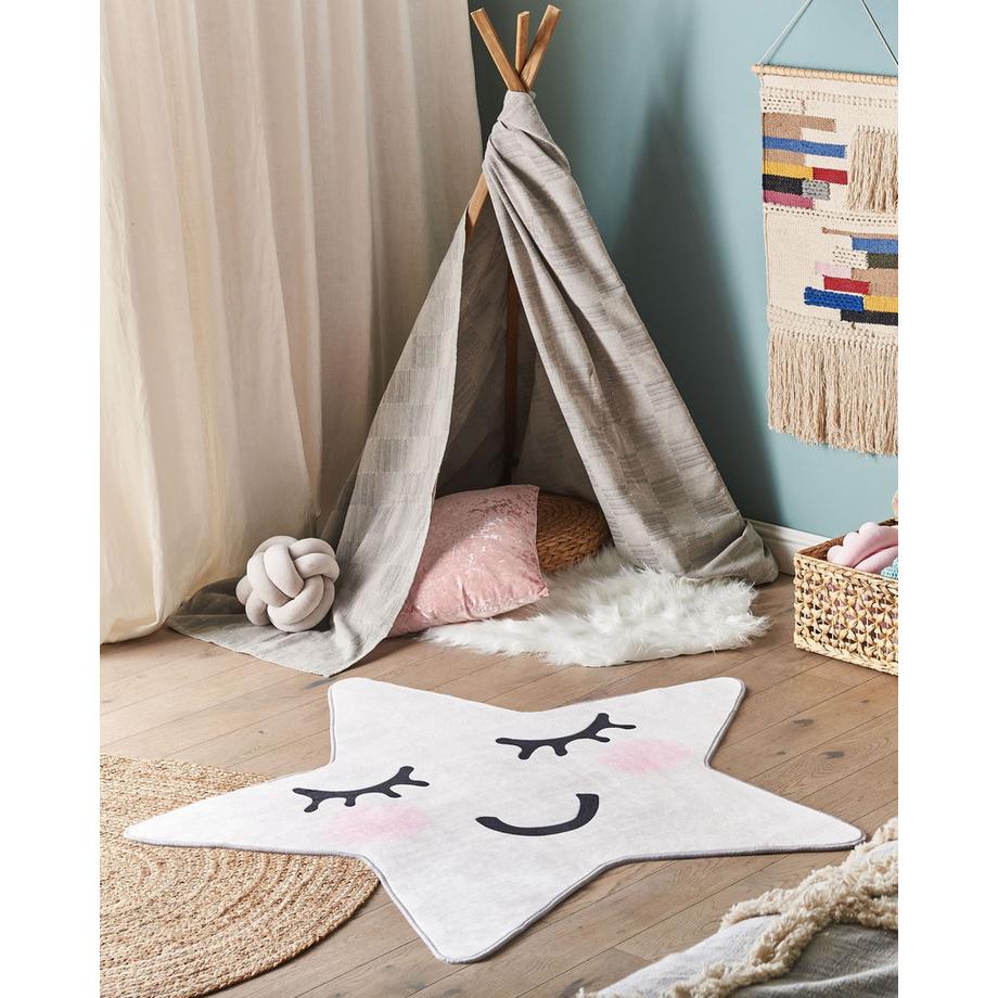 Beliani Tapis enfant en Polyester Moderne SIRIUS  