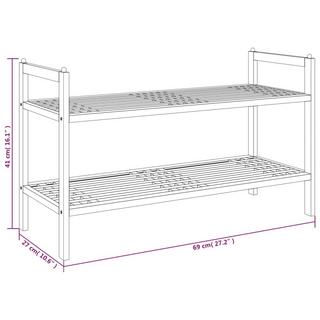 VidaXL Schuhregal holz  