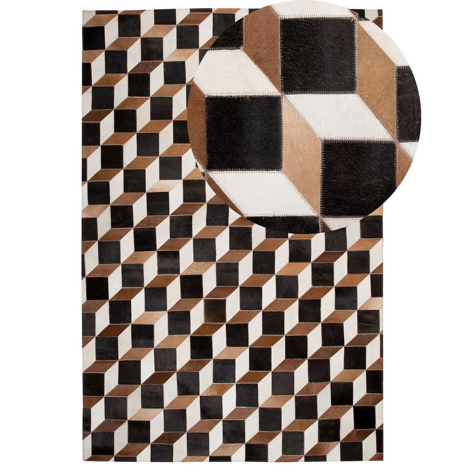 Beliani Tapis en Peau de vache Industriel ALPKOY  