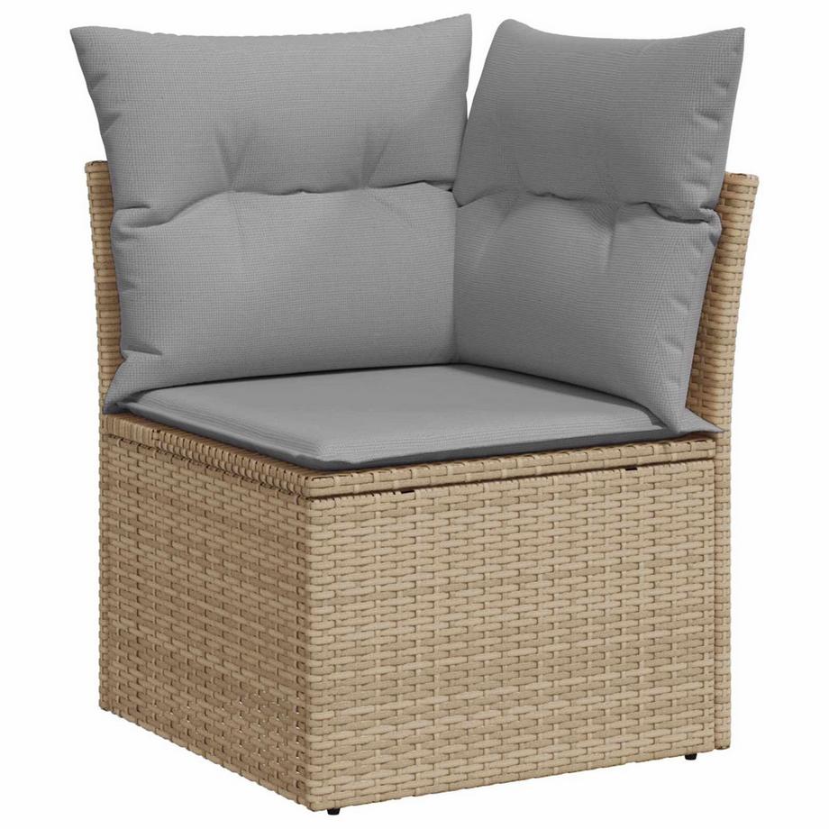 VidaXL Canapé d’extérieur poly rattan  