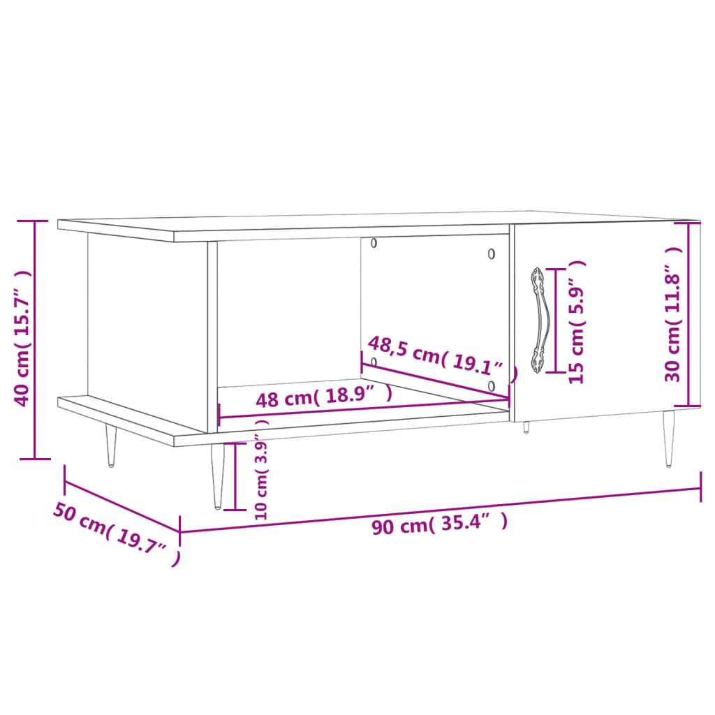 VidaXL Couchtisch holzwerkstoff  