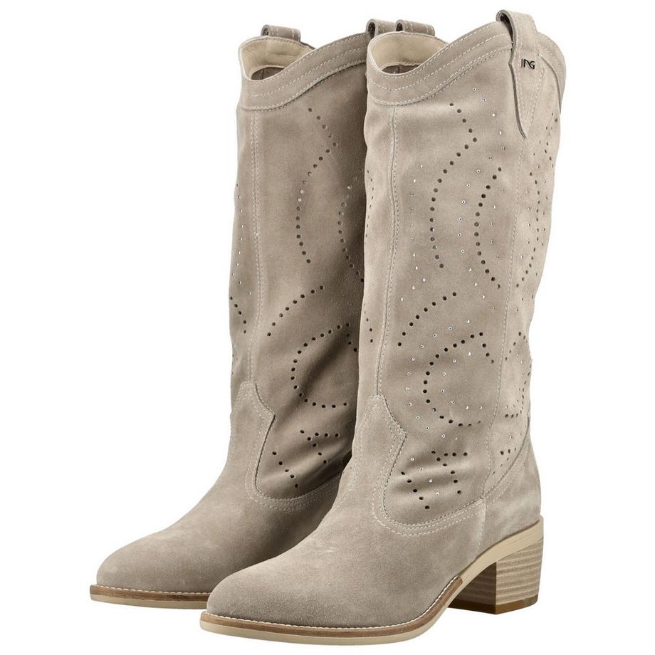 Nero Giardini Kniehohe Stiefel mit Blockabsatz  