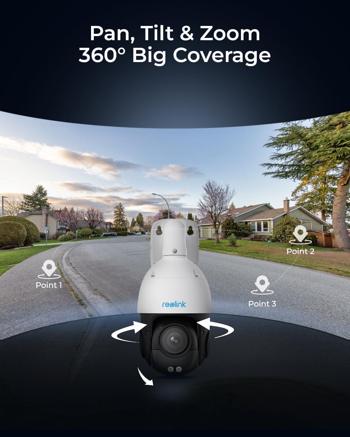 Reolink  Reolink P850 360° 4K PoE Kamera & 16x Zoom 