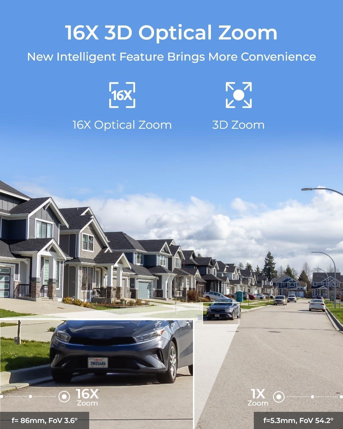 Reolink  Reolink P850 360° 4K PoE Kamera & 16x Zoom 