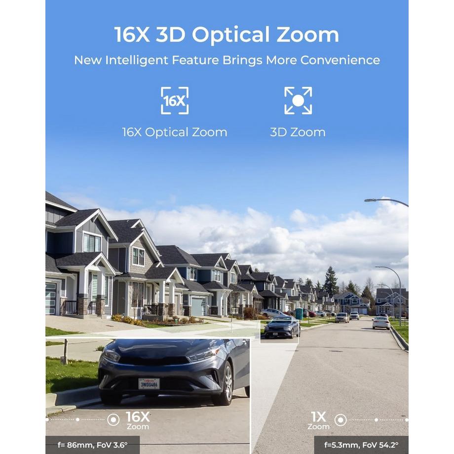 Reolink  Reolink P850 360° 4K PoE Kamera & 16x Zoom 