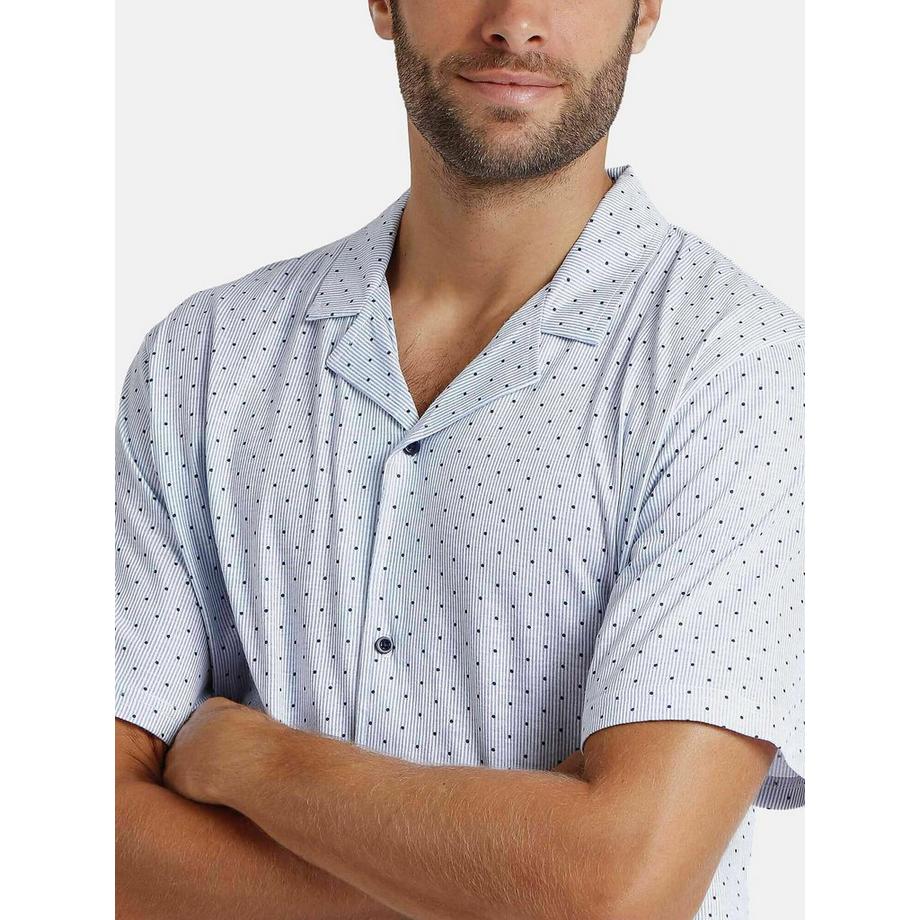 Admas Pigiama Pantaloncini Camicia Stripes And Dots  