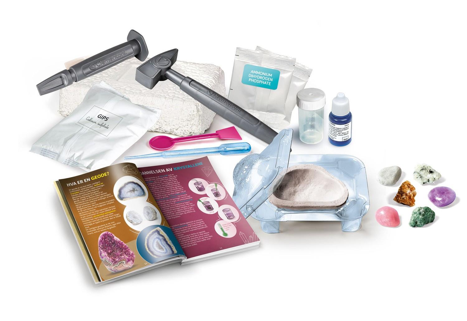 Clementoni  Clém. Minéraux et géodes 