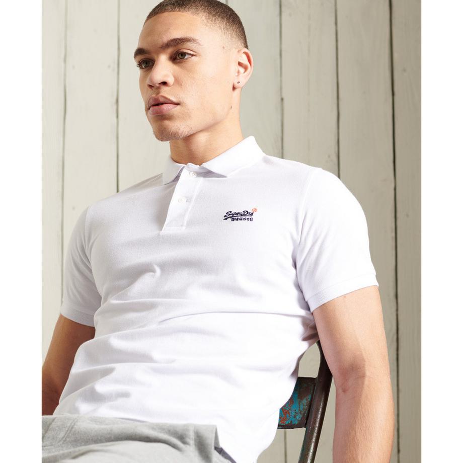 Superdry Piqué Poloshirt Bio-Baumwolle  