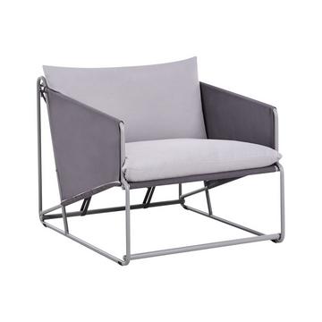 Chaise de jardin avec coussin en Acier Industriel PONTE