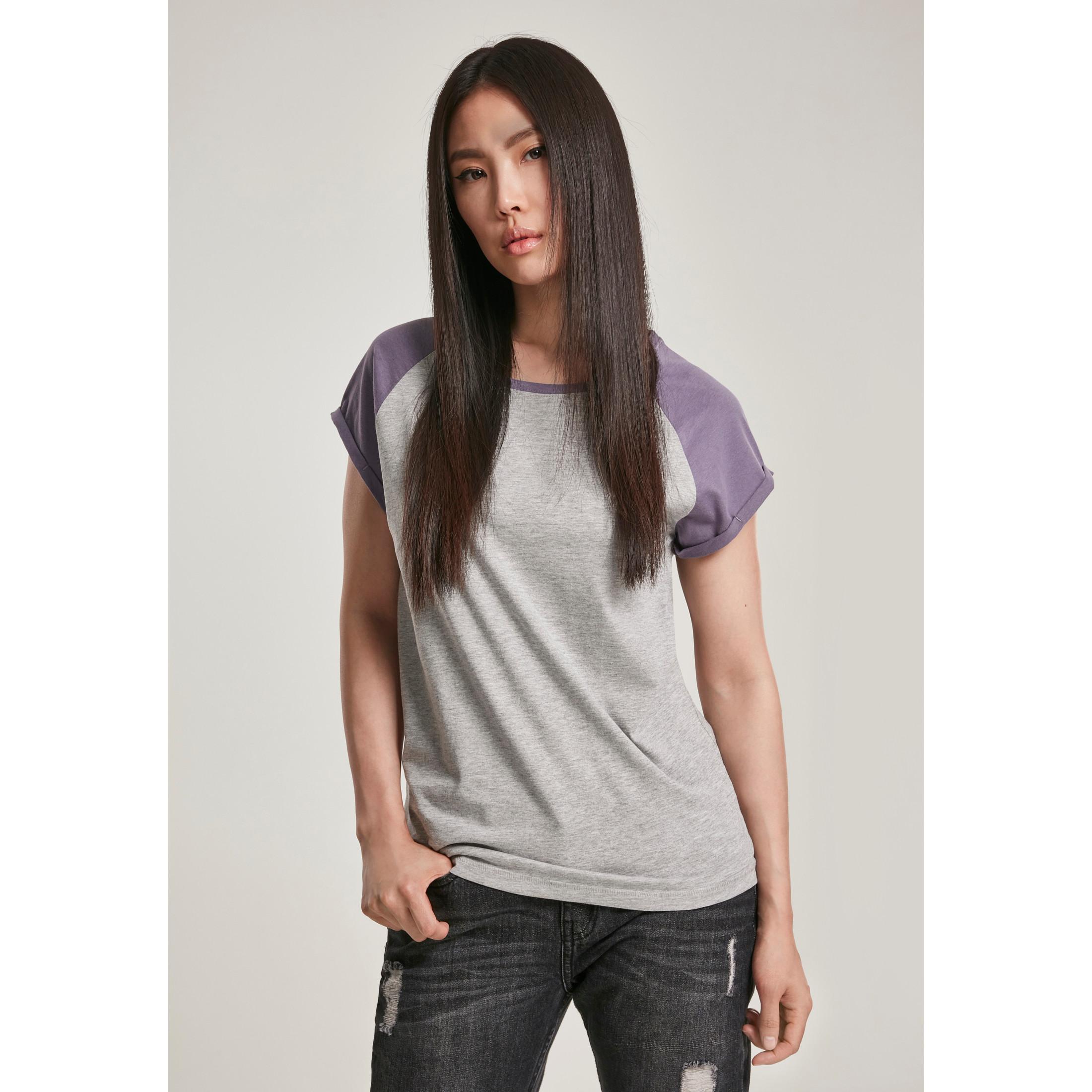 URBAN CLASSICS  t-shirt urban classic contrat raglan 