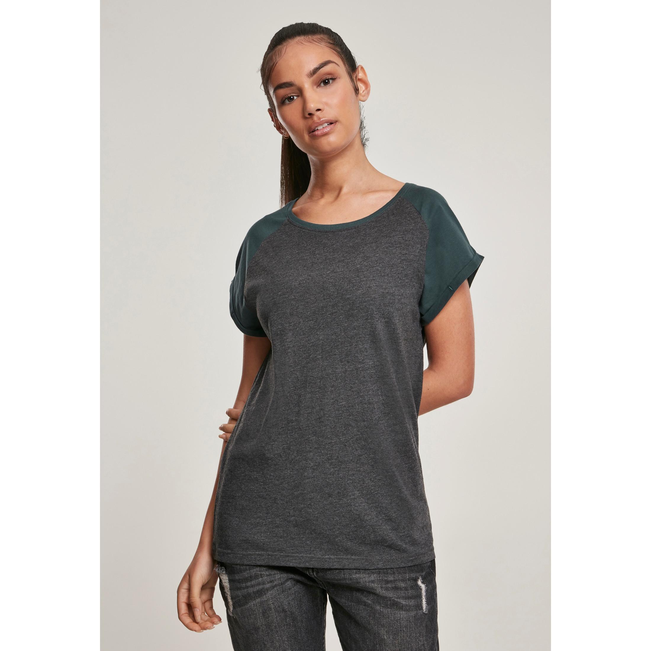 URBAN CLASSICS  t-shirt urban classic contrat raglan 