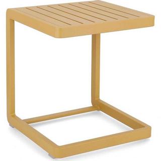 mutoni Table d&#039;appoint Konnor moutarde 40x40  