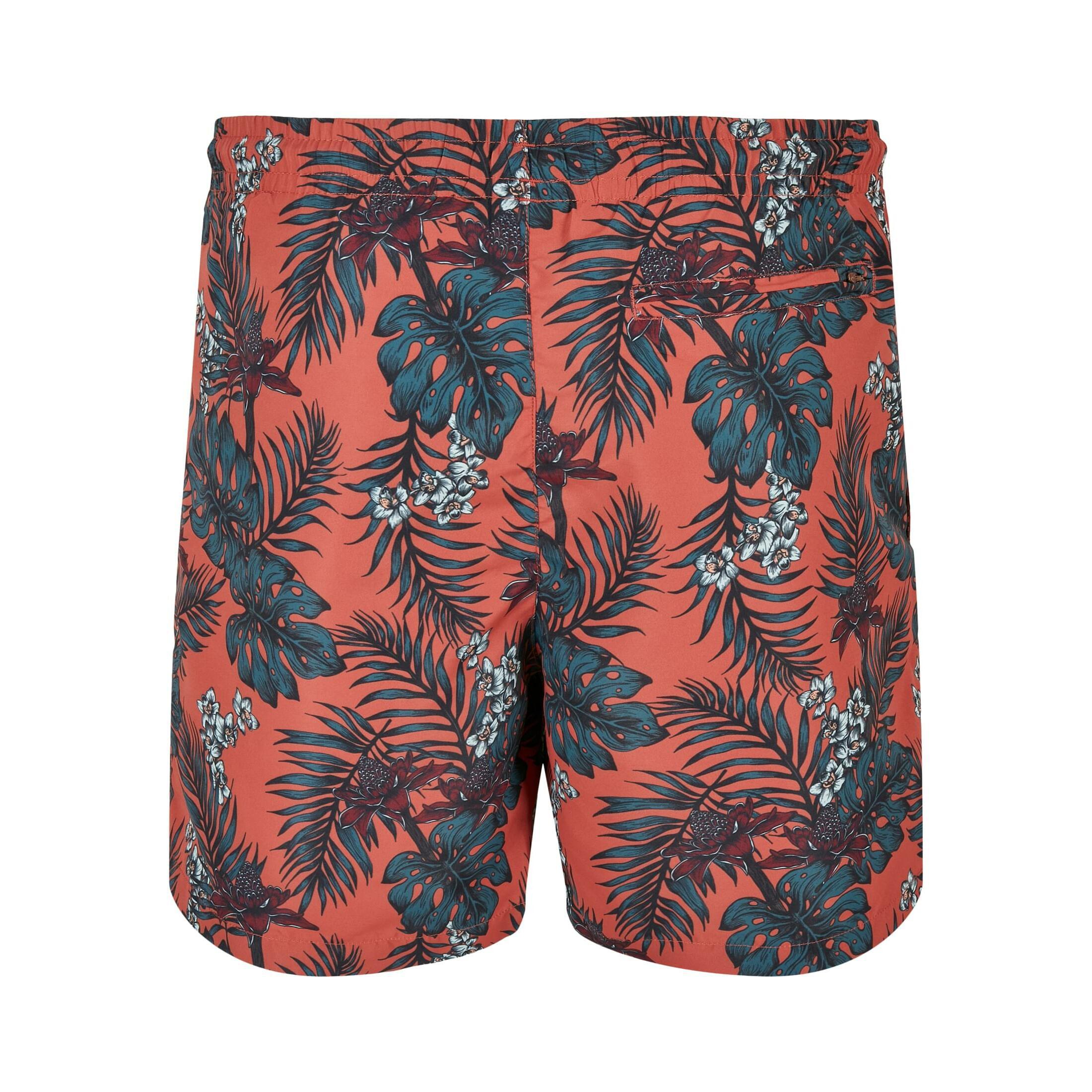 URBAN CLASSICS Gemusterte Badeshorts  