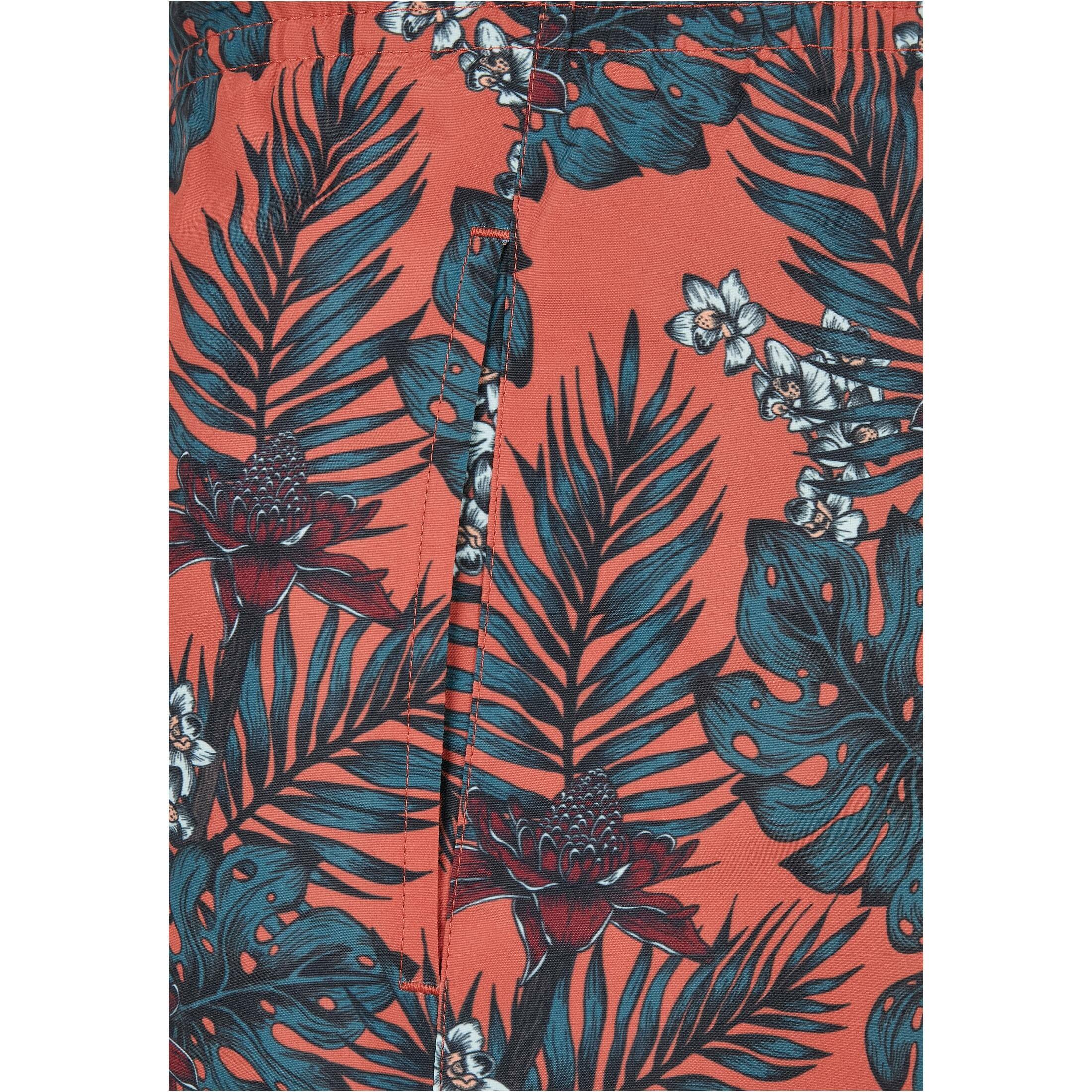 URBAN CLASSICS Gemusterte Badeshorts  