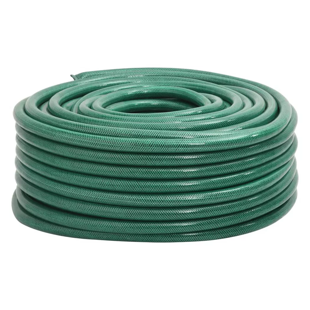 VidaXL - tubo da giardino PVC, One Size, Verde