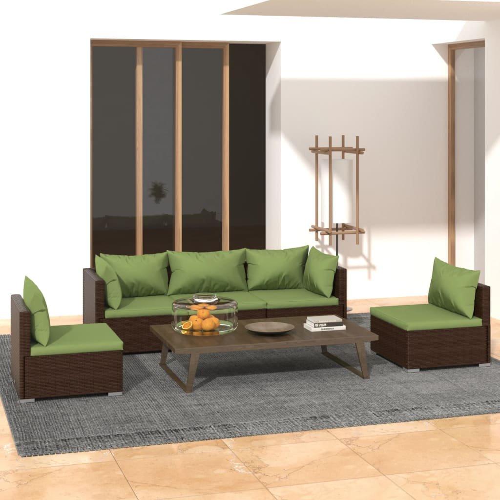 VidaXL Garten-lounge-set poly-rattan  