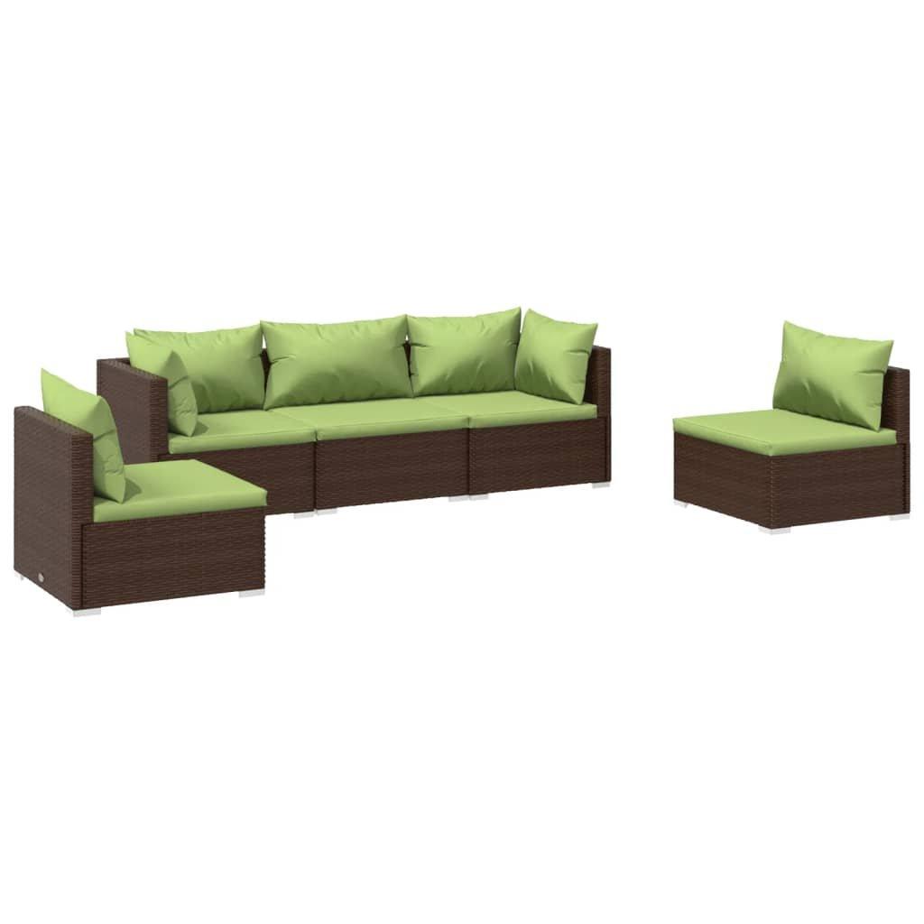 VidaXL Garten-lounge-set poly-rattan  