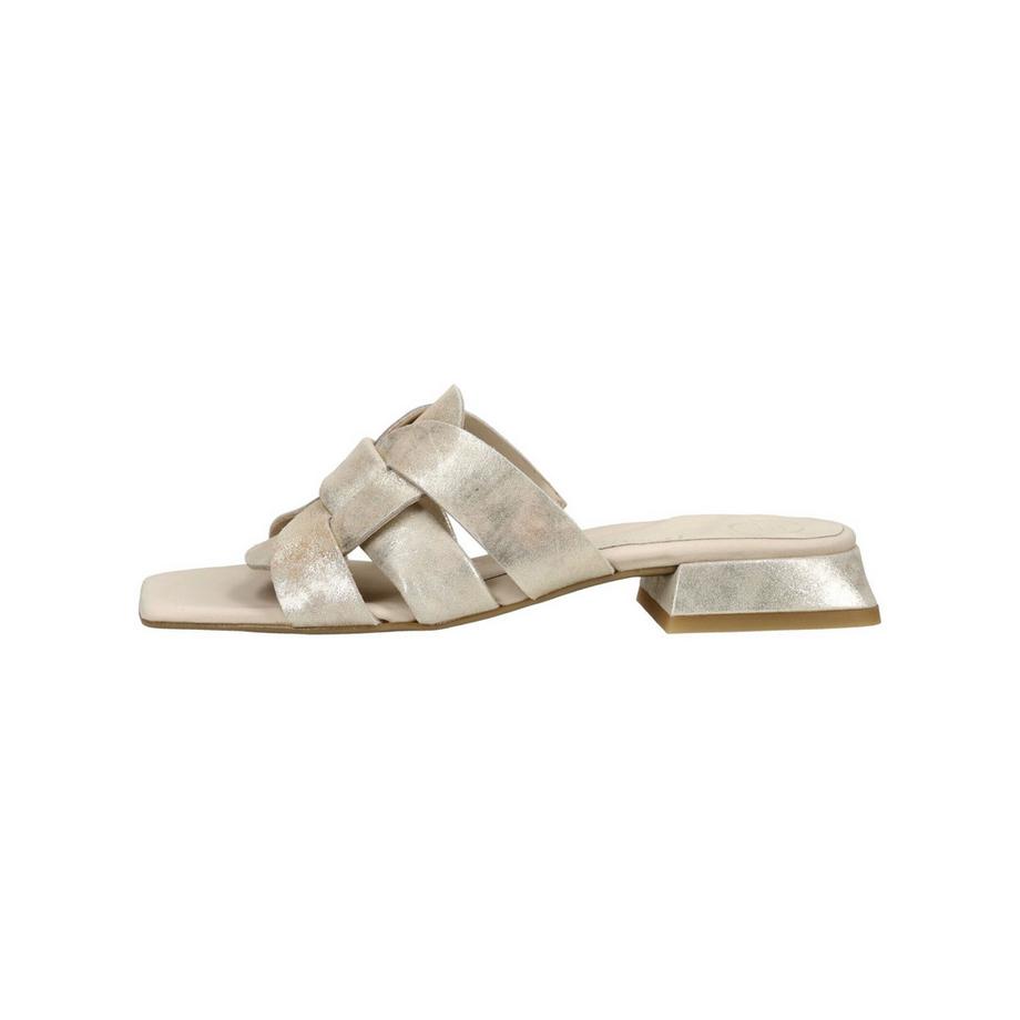 Paul Green Mule en cuir velours à brides croisées  