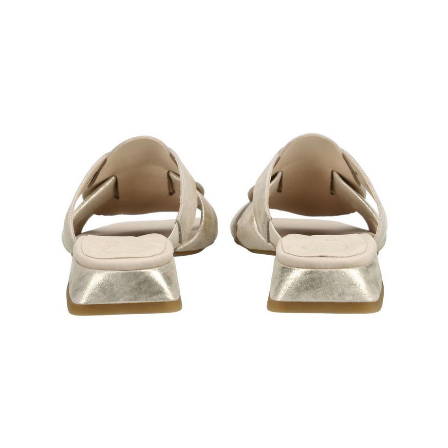 Paul Green Mule en cuir velours à brides croisées  