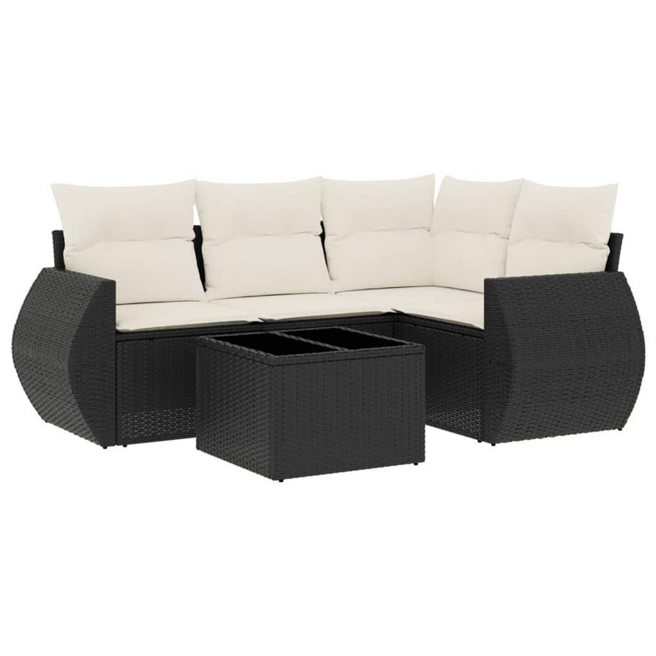 set divano da giardino Polirattan