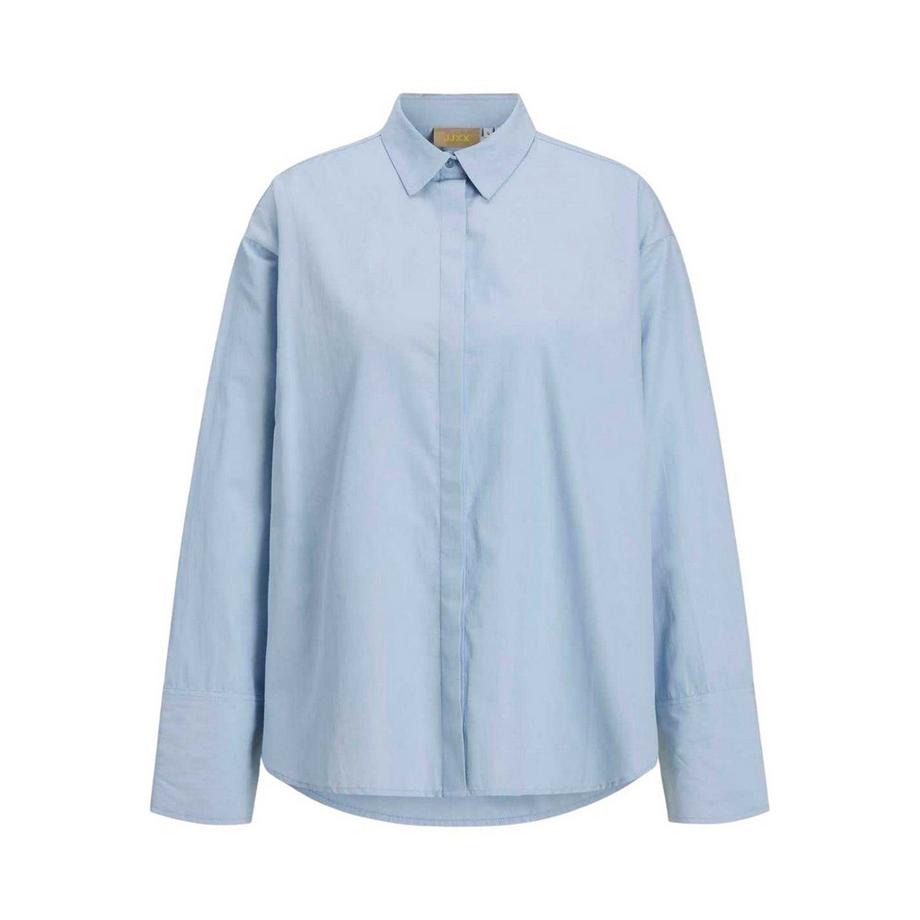 Camicia Vestibilità Rilassata Popeline Manica Lunga