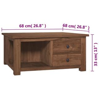 VidaXL Couchtisch teak  