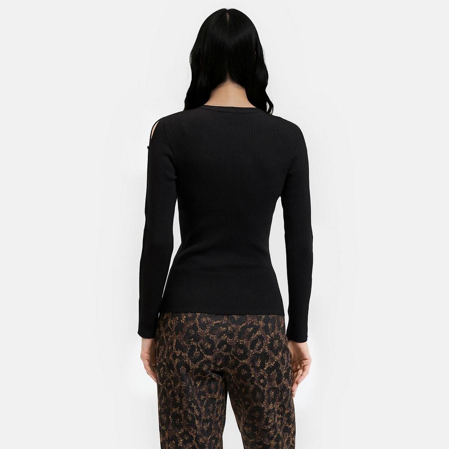 La Redoute Collections Maglione a coste con dettagli bottoni  
