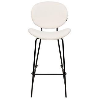 Beliani Set di 2 sedie alte en Bouclé Classico LUANA  