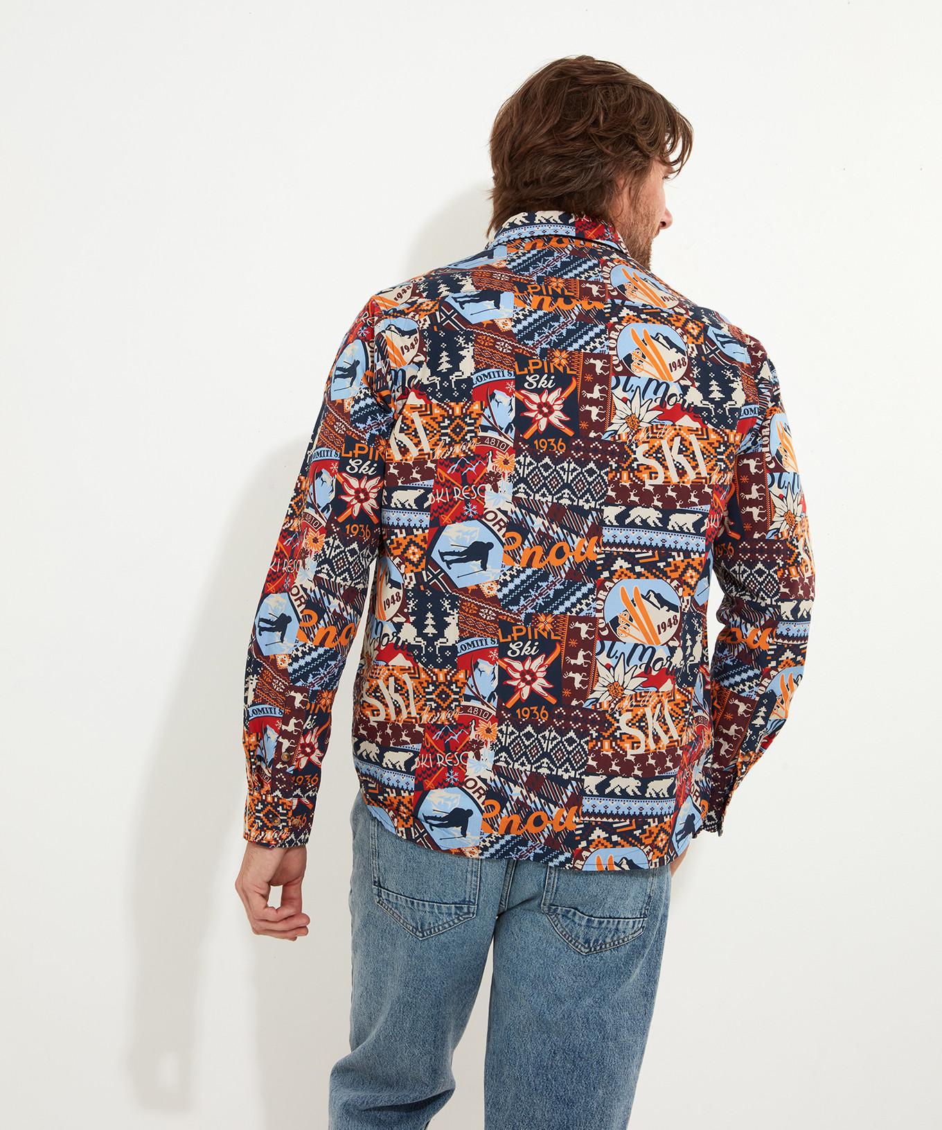 Joe Browns  Winter Ski Patchwork Shirt 