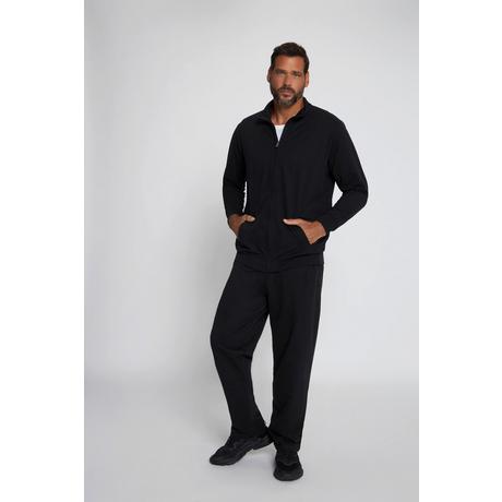 JP1880  Tenue de jogging, 2 pièces, Homewear, veste et pantalon noir 