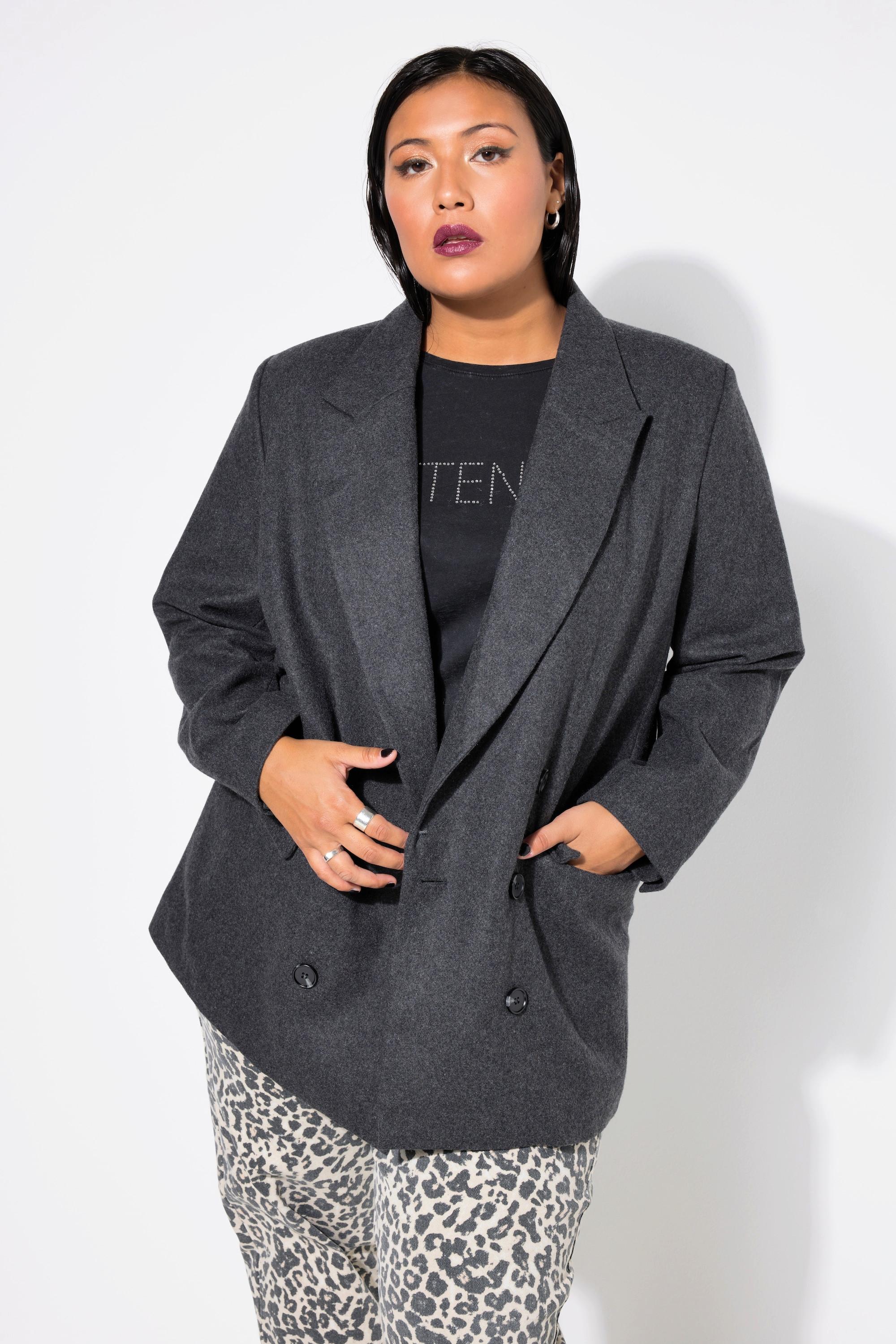 Studio Untold Loose Shape Doppelreihiger Revers Blazer  
